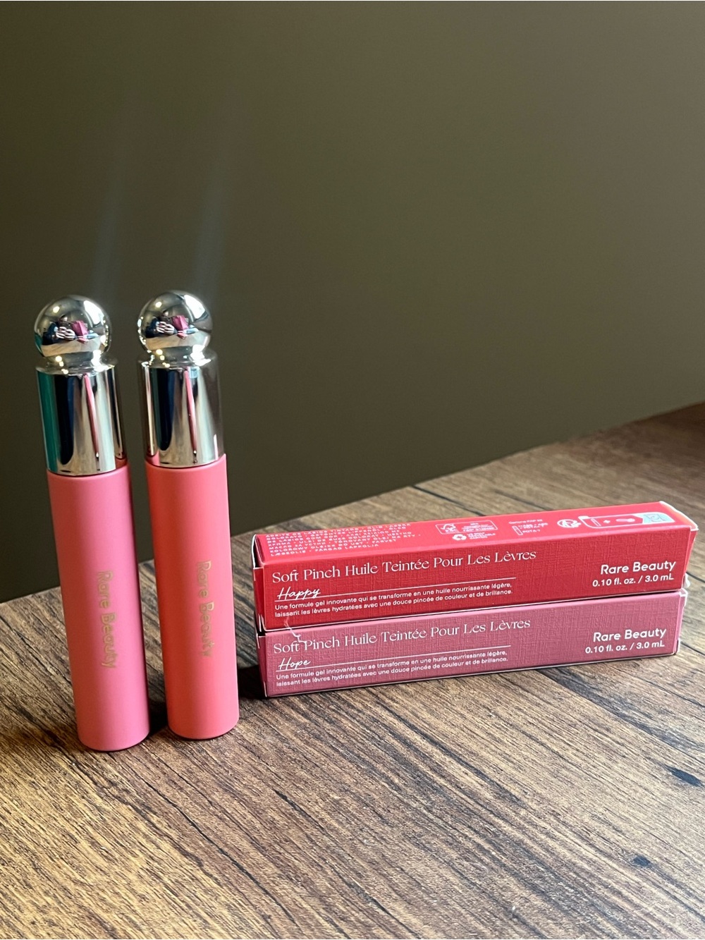 Rare Beauty Soft Pinch Tinted Lip Oil Duo — Happy & Hope